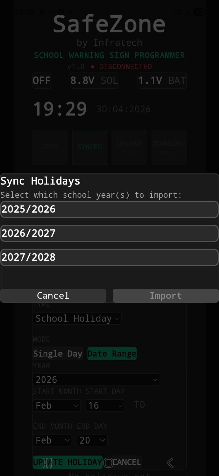 Step screenshot